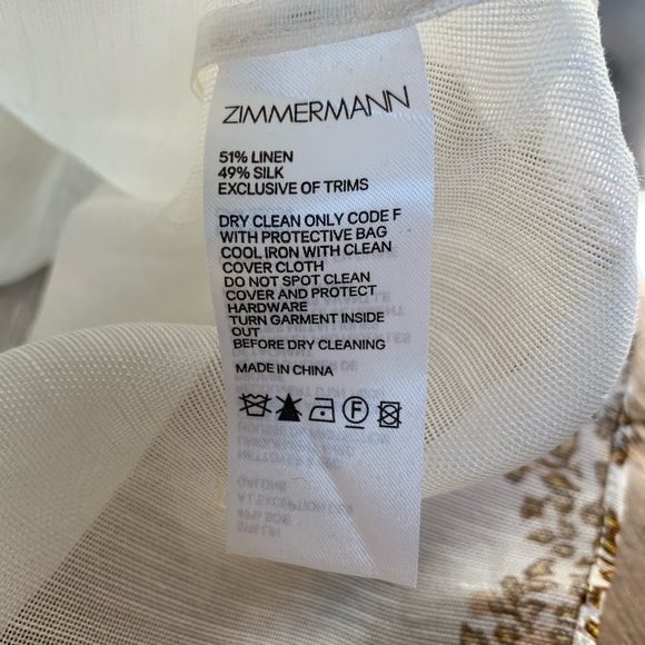 💯SOLD ON EBAY Zimmermann “Zippy Billow” Blouse - Picture 8 of 8